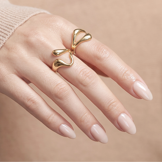 Spill The Tea - Soft Gel Press Ons (Extra Short Natural)