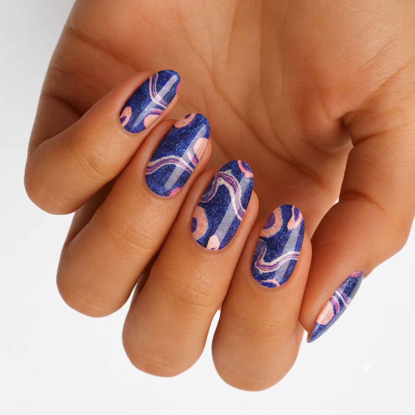 Purple Haze (Glitter) - Holy Classics (Non-UV Nail Wraps)