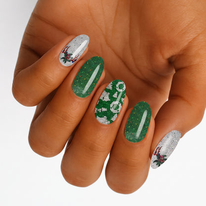 Christmas Wreath - Holy Classics (Non-UV Nail Wraps)