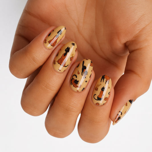 Curiosity Cat - Holy Classics (Non-UV Nail Wraps)