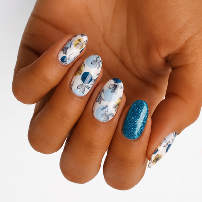 Petal Accent - Holy Classics (Non-UV Nail Wraps)