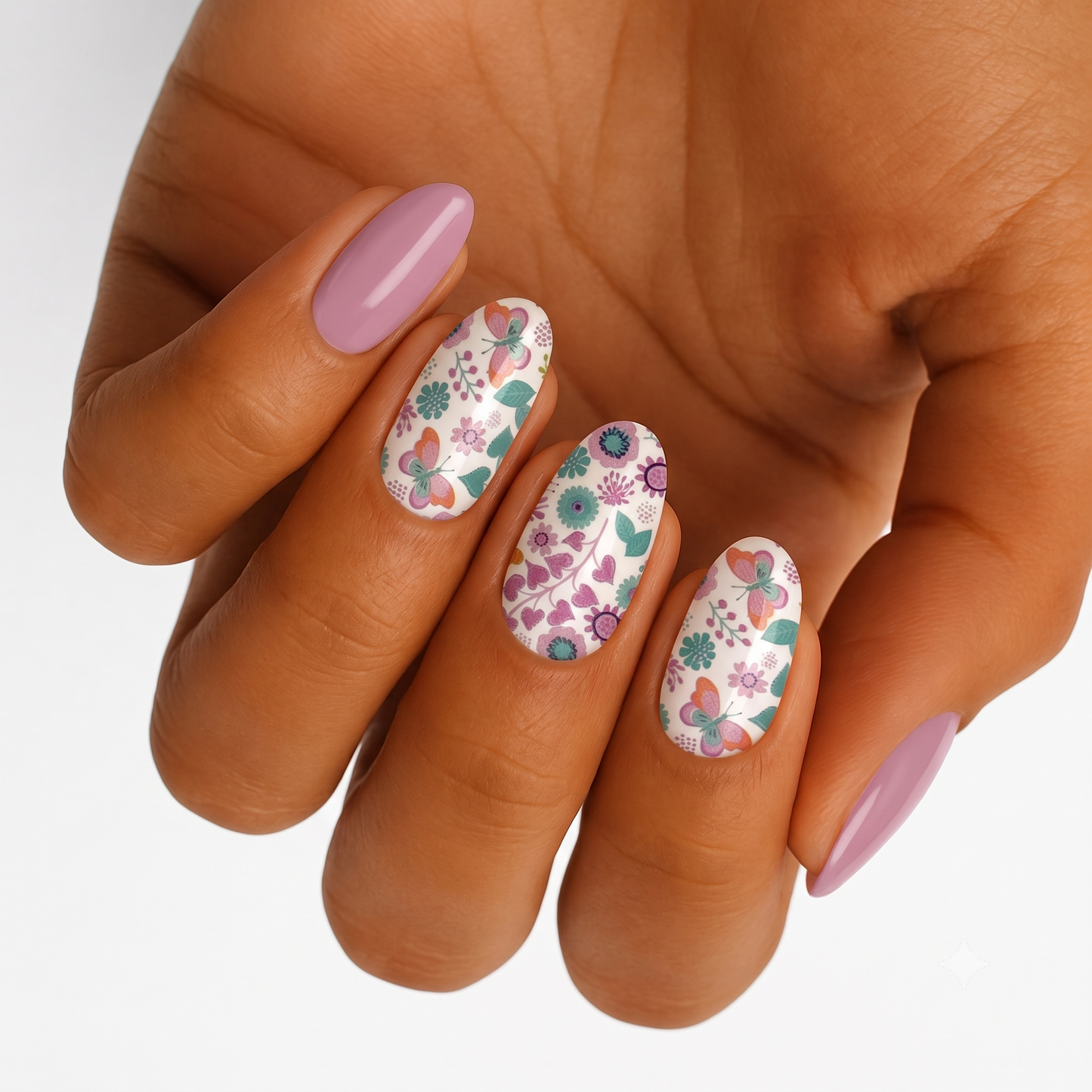 Pink Butterfly - Holy Classics (Non-UV Nail Wraps)