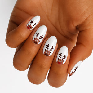 Rudolf (Part Transparent) - Holy Classics (Non-UV Nail Wraps)
