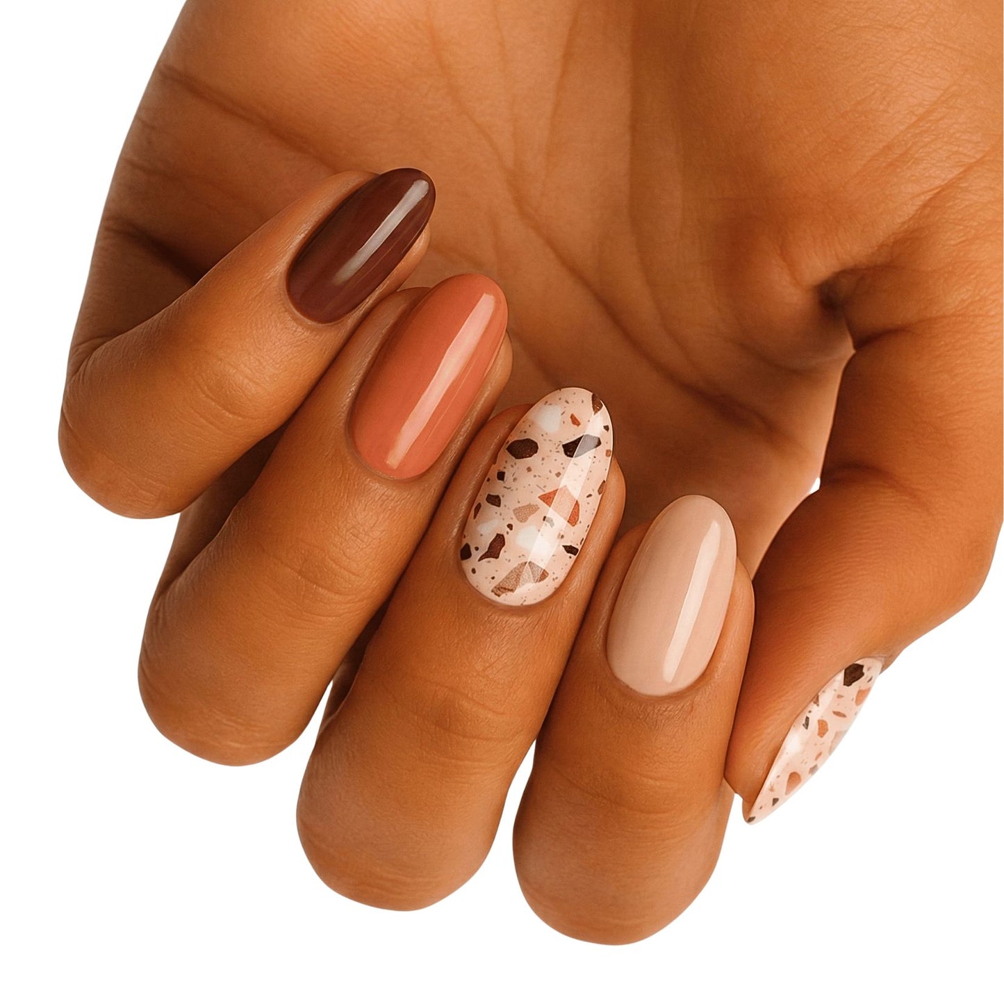 Terrazzo Sunset - Holy Classics (Non-UV Nail Wraps)
