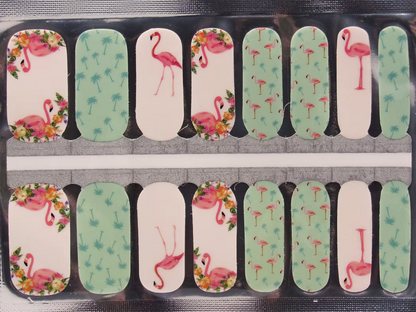 Flamingo Fiesta - Holy Classics (Non-UV Nail Wraps)
