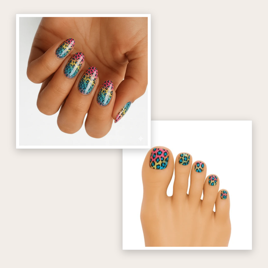 Matching Tips & Toes - Rainbow Leopard | hgn-kit-collage:feed:8dcec623aafdaaf6:25f035be