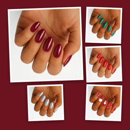 Christmas Nail Wraps 5-Pack | hgn-kit-collage:feed:c07662f4c555d48b:163323af