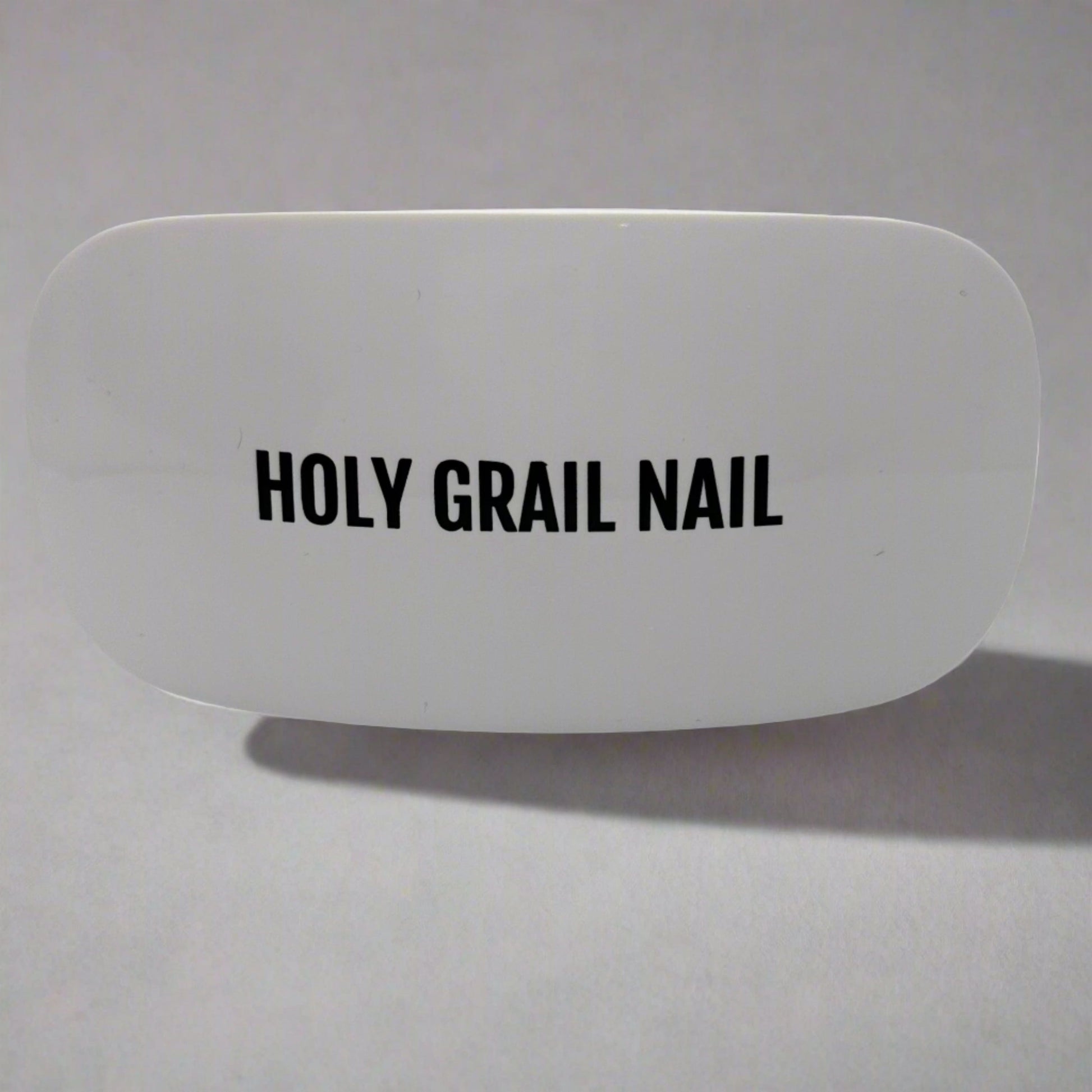 Compact white UV lamp for professional gel nail curing at home