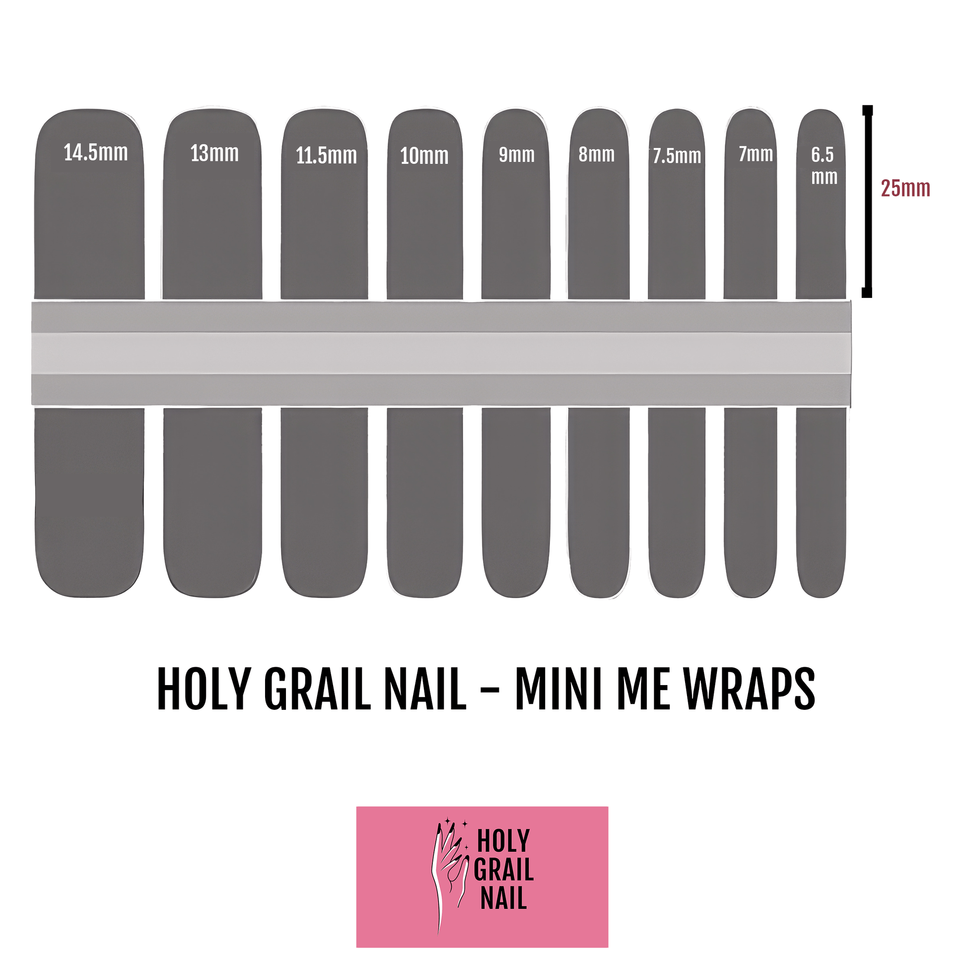 Sage green dinosaur cartoon pattern kids nail wraps size chart display