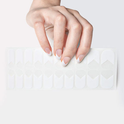 Holy Grail Nail Non-UV Nail Wraps French Twist (Wide) - Wide Fit Wrap (20 Piece)