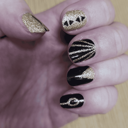 Holy Grail Nail Non-UV Nail Wraps Gatsby (Glitter) - Holy Classics (Non-UV Nail Wraps)