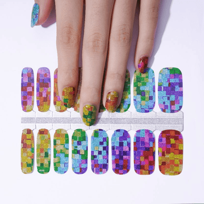 Holy Grail Nail Non-UV Nail Wraps Matrix Glitter - Holy Classics (Non-UV Nail Wraps)