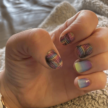 Holy Grail Nail Non-UV Nail Wraps Ombre Fronds - Holy Classics (Non-UV Nail Wraps)