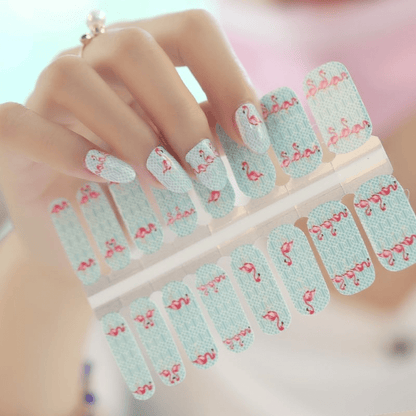 Holy Grail Nail Non-UV Nail Wraps Pink Flamingo - Holy Classics (Non-UV Nail Wraps)