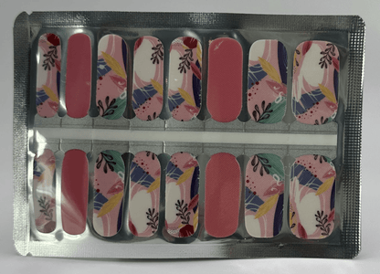 Holy Grail Nail Non-UV Nail Wraps Pink Jungle - Holy Classics (Non-UV Nail Wraps)