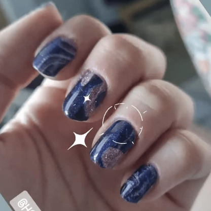 Holy Grail Nail Non-UV Nail Wraps Purple Haze (Glitter) - Holy Classics (Non-UV Nail Wraps)