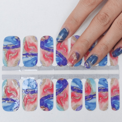 Holy Grail Nail Non-UV Nail Wraps Pyroclastic (Glitter) - Holy Classics (Non-UV Nail Wraps)