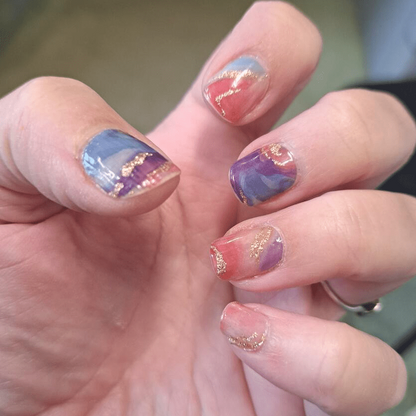 Holy Grail Nail Non-UV Nail Wraps Pyroclastic (Glitter) - Holy Classics (Non-UV Nail Wraps)