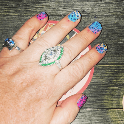 Holy Grail Nail Non-UV Nail Wraps Rainbow Leopard - Holy Classics (Non-UV Nail Wraps)