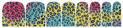 Holy Grail Nail Non-UV Nail Wraps Rainbow Leopard - Holy Classics (Non-UV Pedi Wraps)