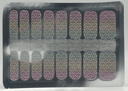 Holy Grail Nail Non-UV Nail Wraps Sea Nymph (Glitter) - Holy Classics (Non-UV Nail Wraps)