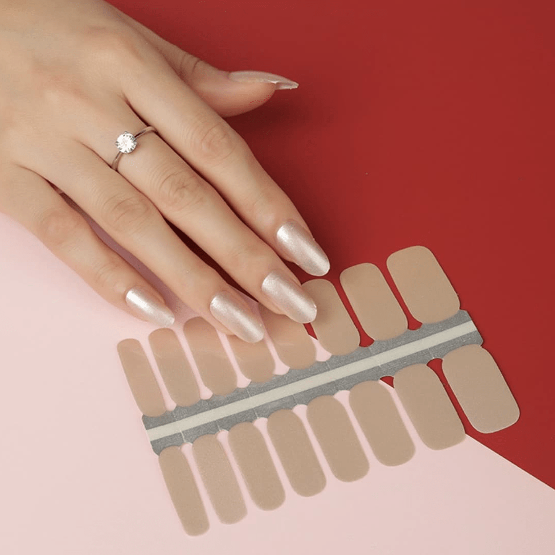 Holy Grail Nail Non-UV Nail Wraps Skinny Latte (Shimmer) - Holy Classics (Non-UV Nail Wraps)