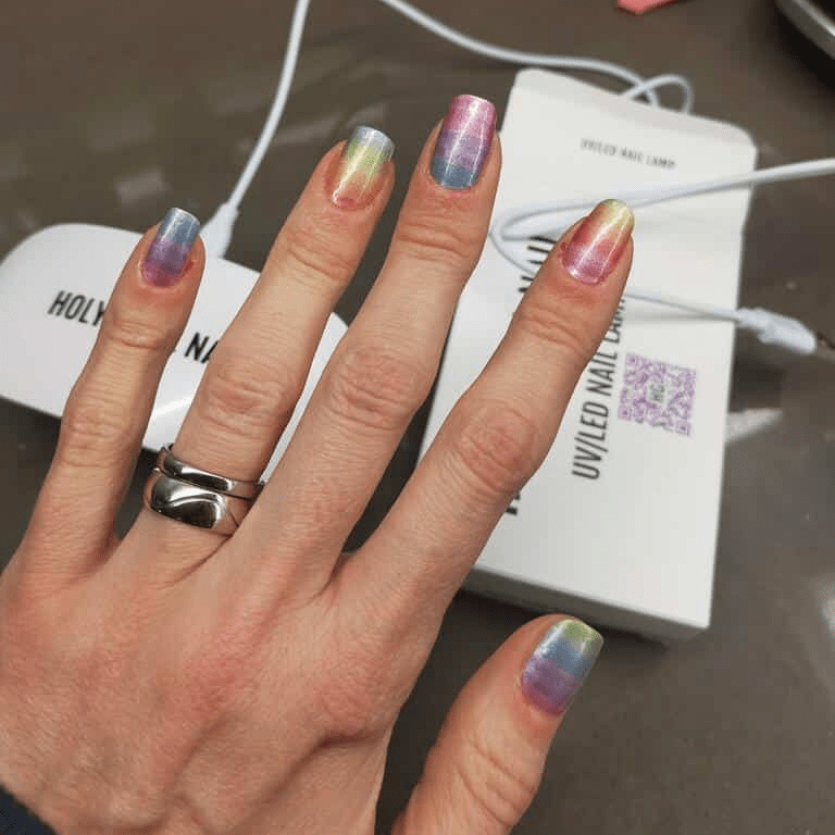 Holy Grail Nail Non-UV Nail Wraps Summer Haze - Wide Fit Wrap (22 Piece)