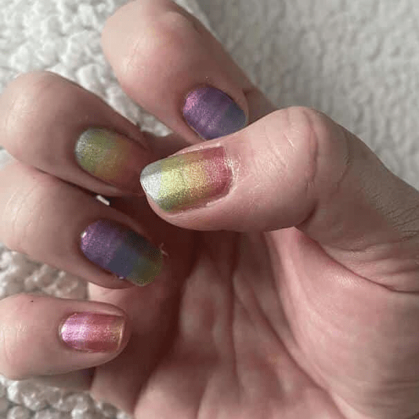 Holy Grail Nail Non-UV Nail Wraps Summer Haze - Wide Fit Wrap (22 Piece)