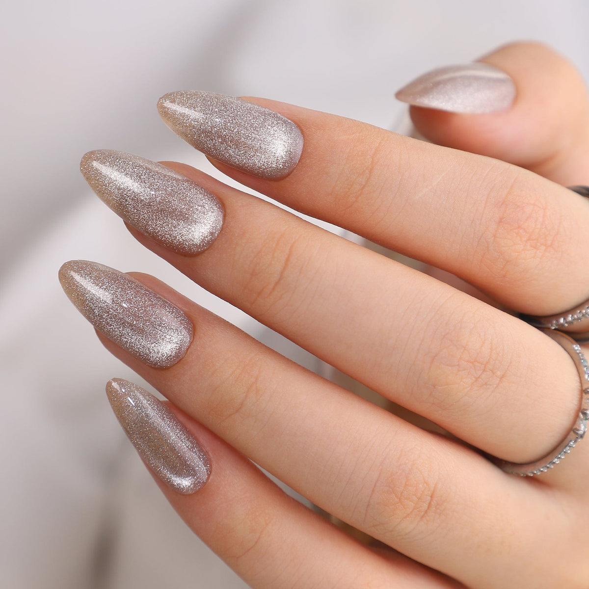 Holy Grail Nail press on Moonlight (Cat's eye) - Soft Gel Press Ons