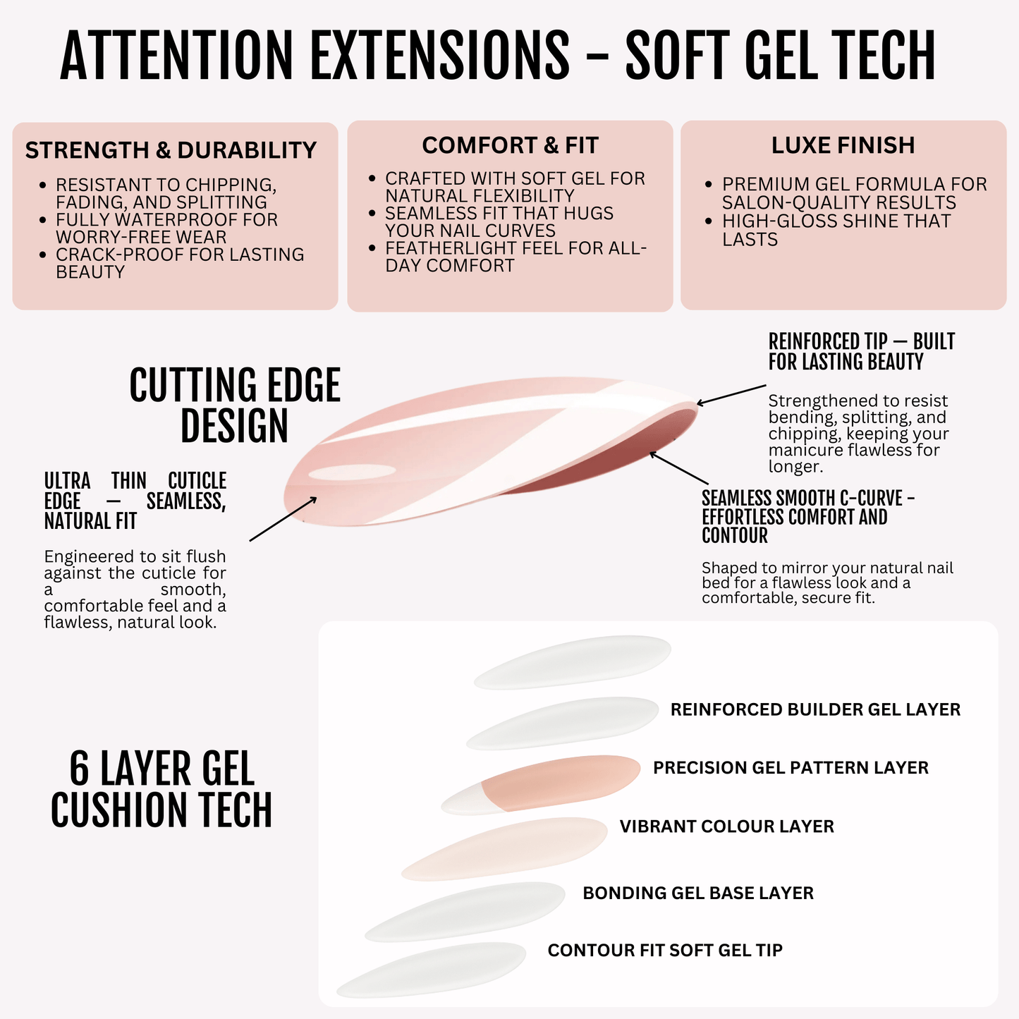 Holy Grail Nail press on Red Hot Affair - Soft Gel Press Ons