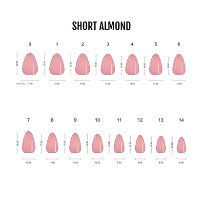 Holy Grail Nail press on Unstoppable - Soft Gel Press Ons (Short Almond)
