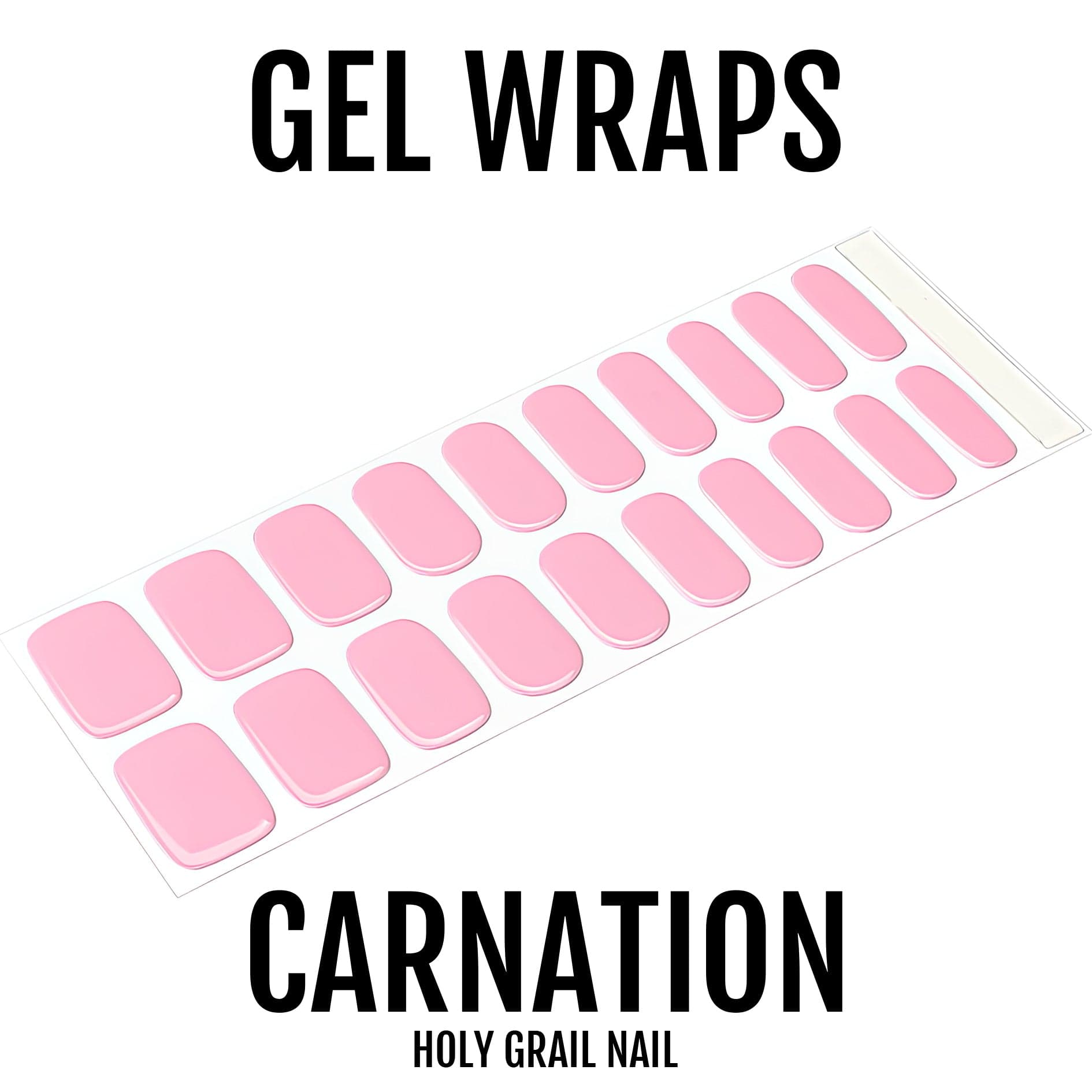 HOLY GRAIL NAIL Semi-Cured Gels Carnation - Gels, Ballerina Gels, Holy Gels, Pretty Pink Gel, Hello Nails