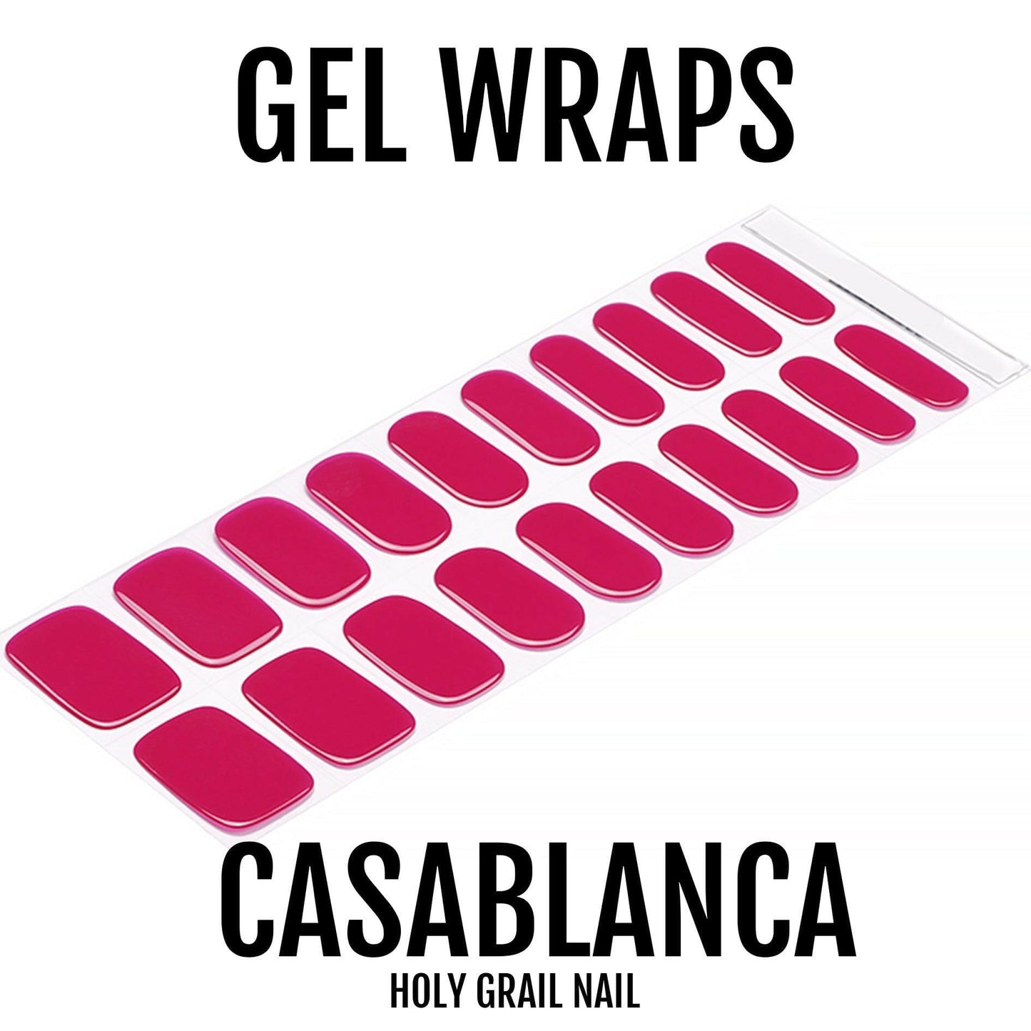 Holy Grail Nail Semi-Cured Gels Casablanca - Gels, Pink Raspberry Gels, Holy Gels