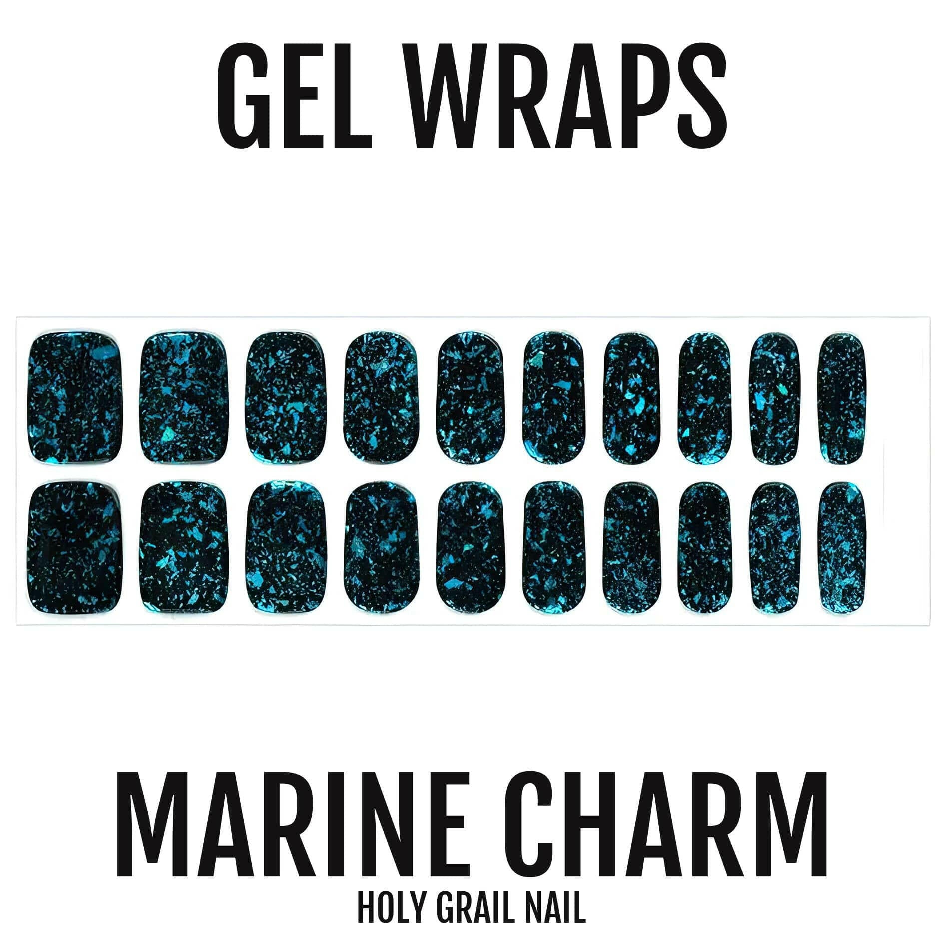 Holy Grail Nail Semi-Cured Gels Marine Charm - Gels, Blue Nightfall Gels, Holy Gels