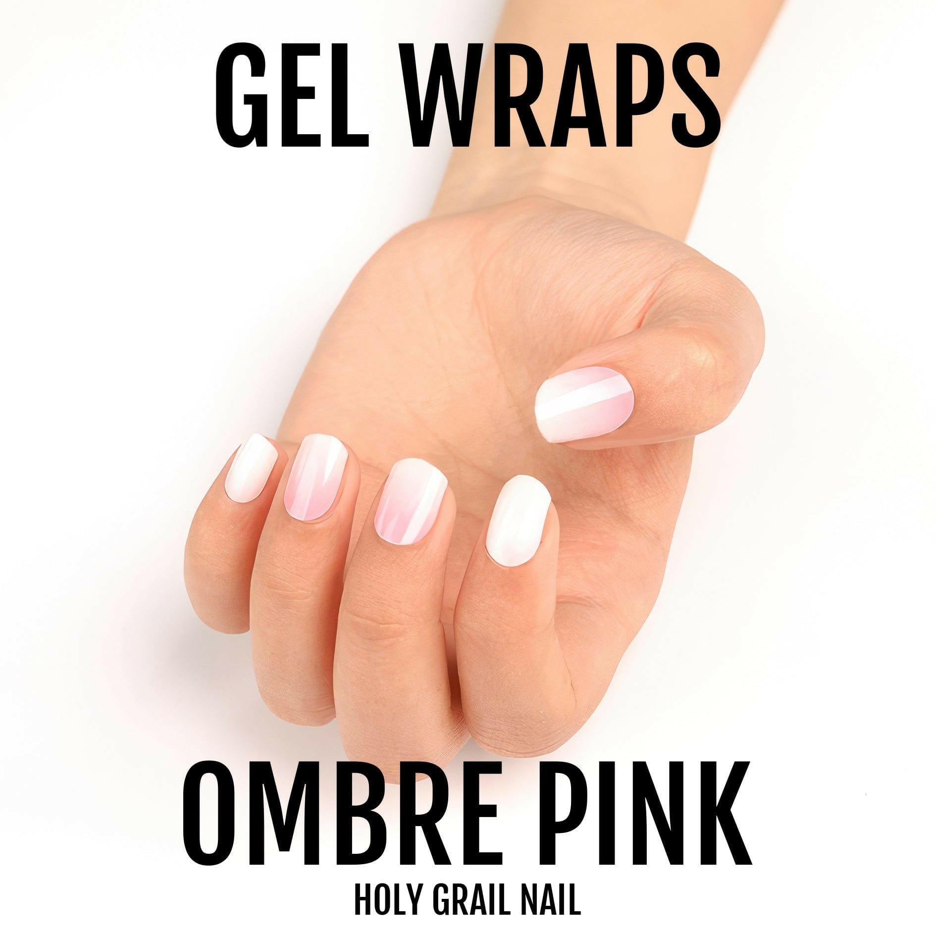 Holy Grail Nail Semi-Cured Gels Ombre Pink - Gels, Pink Ombre Gels, Holy Gels, Ombre Pink Gel, Hello Nails