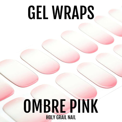 Holy Grail Nail Semi-Cured Gels Ombre Pink - Gels, Pink Ombre Gels, Holy Gels, Ombre Pink Gel, Hello Nails