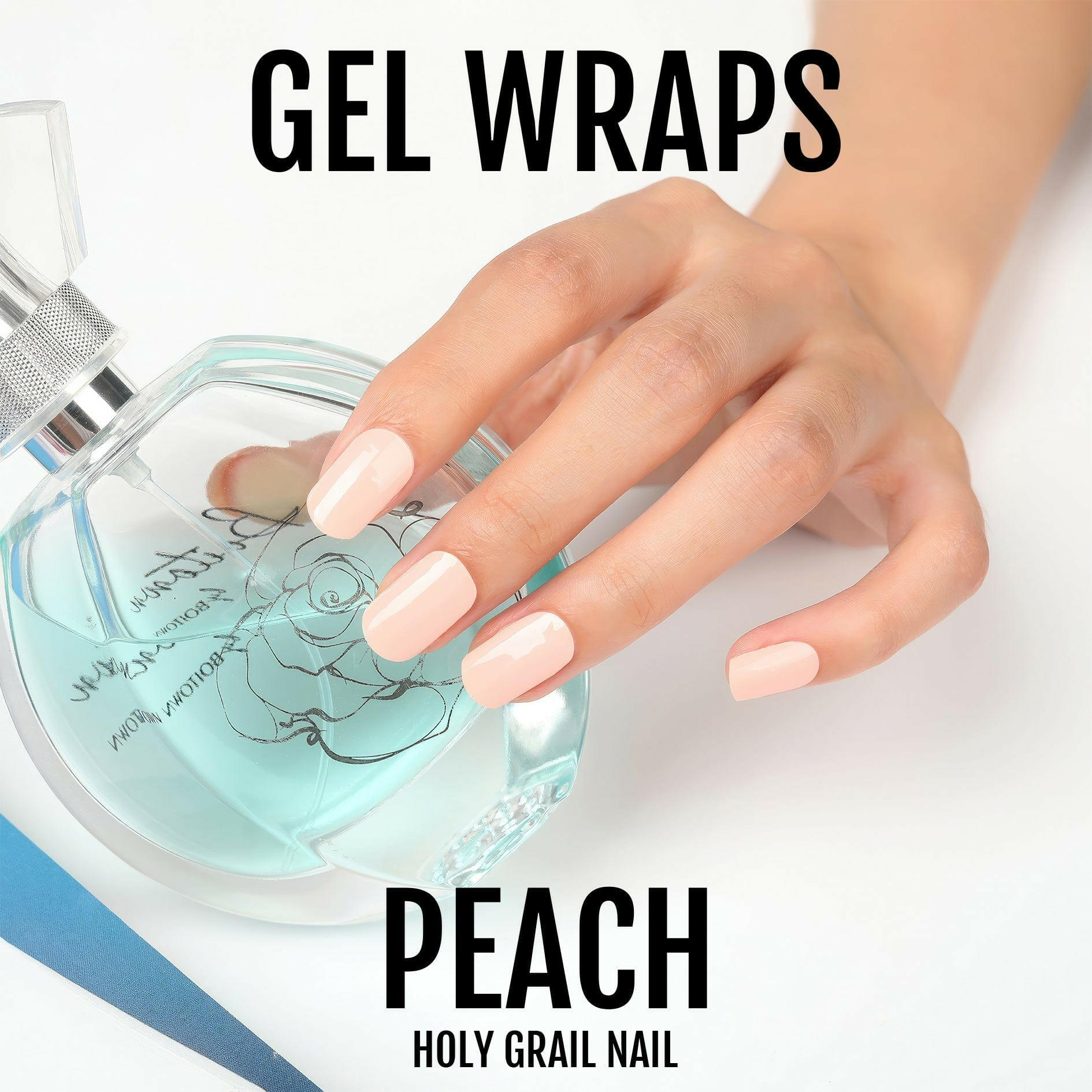Holy Grail Nail Semi-Cured Gels Peach - Gels, Apricot Gels, Holy Gels, Cherry Pink Gel, Hello Nails