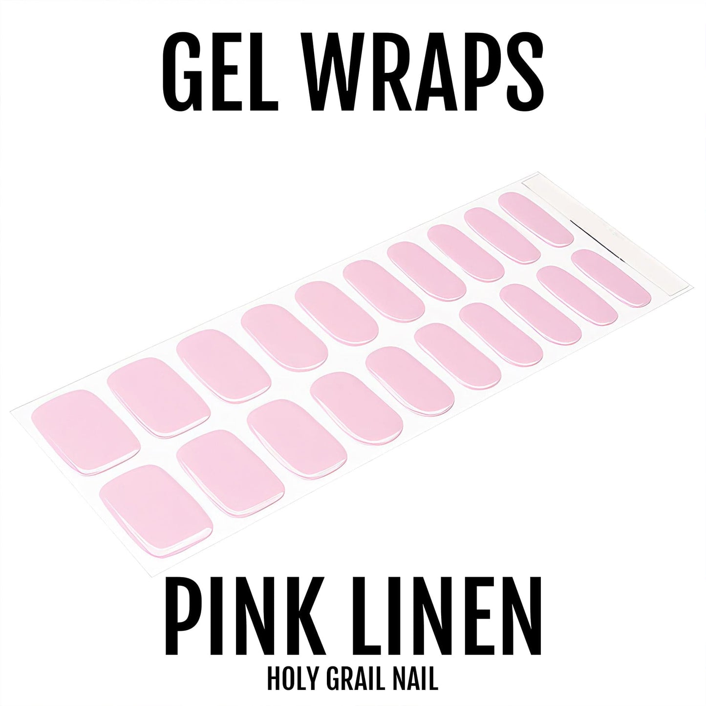 Holy Grail Nail Semi-Cured Gels Pink Linen - Gels, Bubblegum Gel, Hello Nails