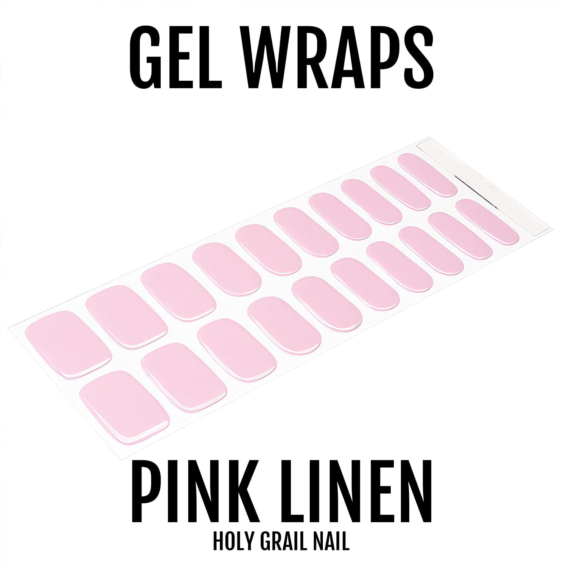 Holy Grail Nail Semi-Cured Gels Pink Linen - Gels, Bubblegum Gel, Hello Nails