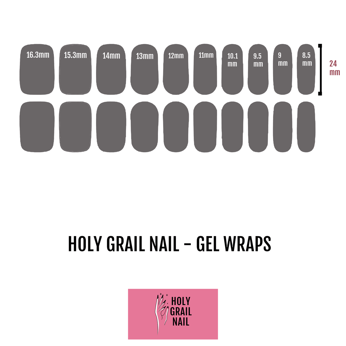 Holy Grail Nail Semi-Cured Gels Red Vamp - Gels
