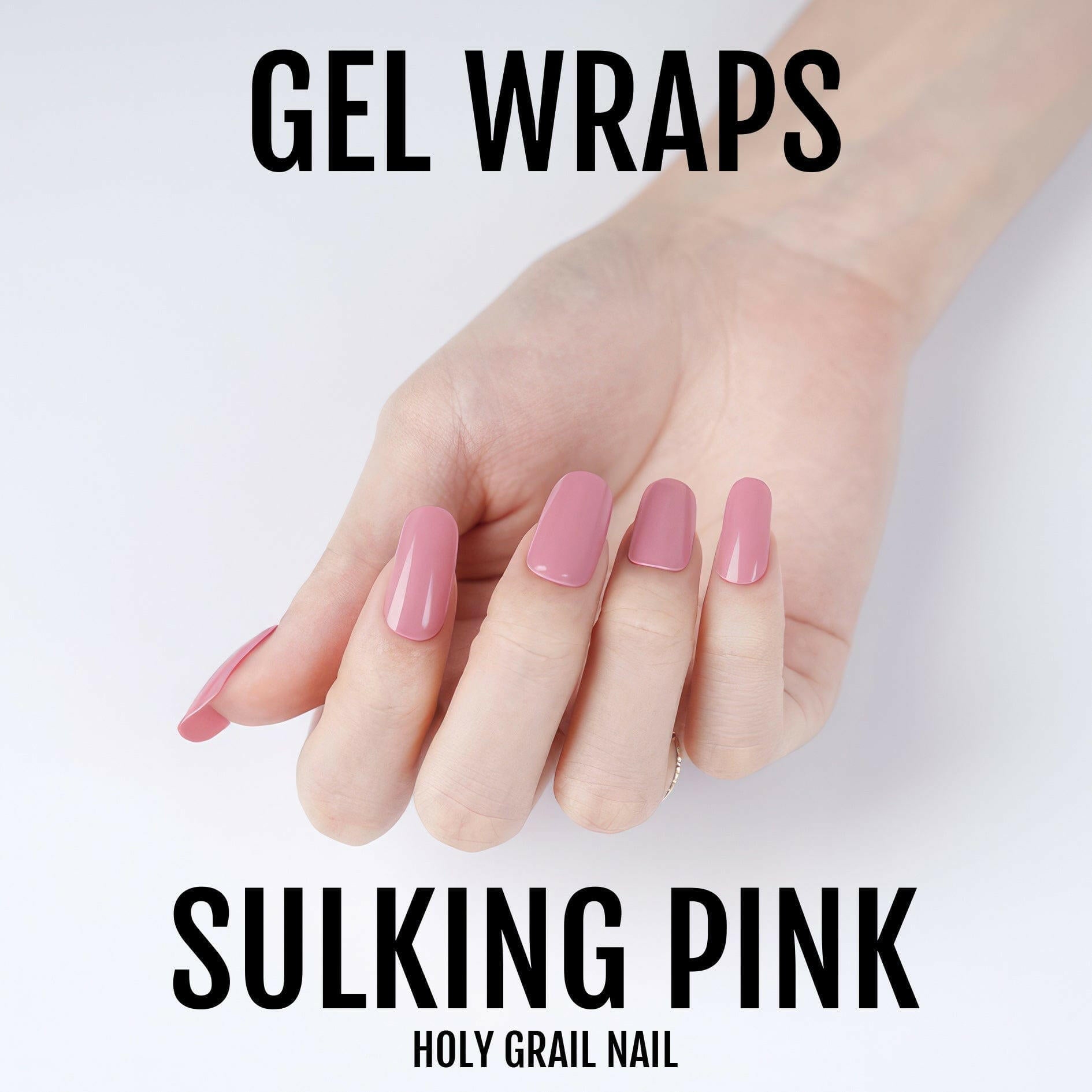 Holy Grail Nail Semi-Cured Gels Sulking Pink Gel - Gels, Nude Pink Gels, Holy Gels, Dusted Cheeks Gel, Hello Nails