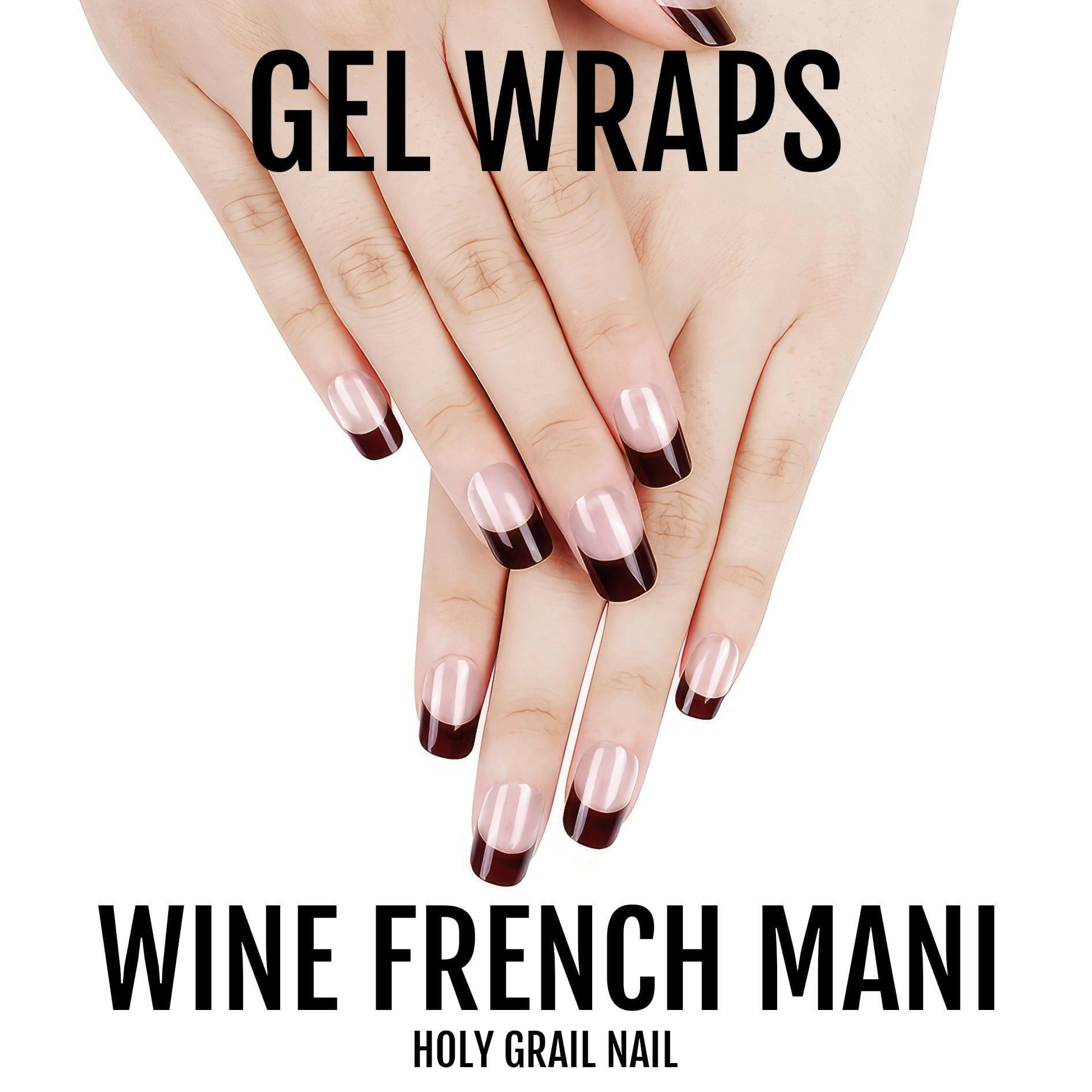 Holy Grail Nail Semi-Cured Gels Wine French Mani - Gels