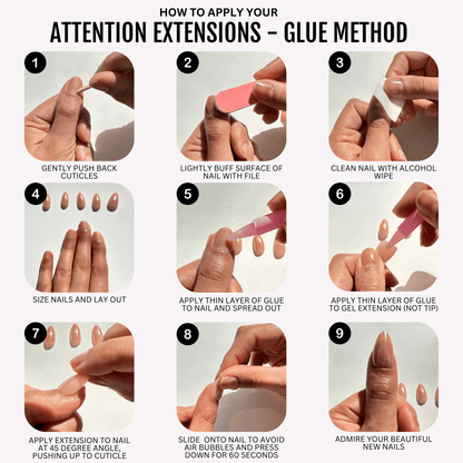 XS Classic Almond French- Soft Gel Press Ons (Extra Short Natural)